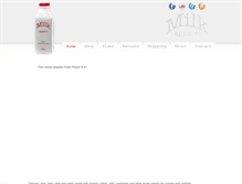 Tablet Screenshot of milkapparel.com